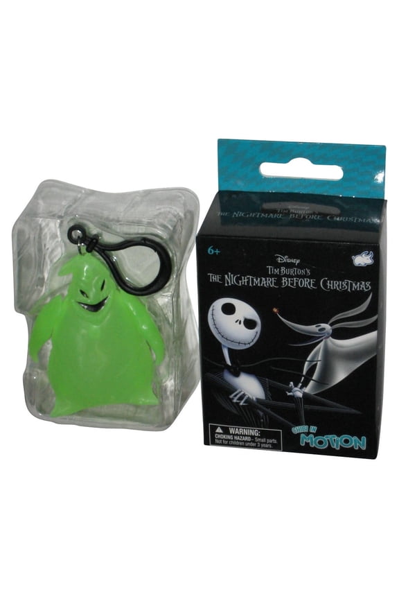 Disney Nightmare Before Christmas Chibi In Motion Glow In The Dark Oogie Boogie Figure Keychain