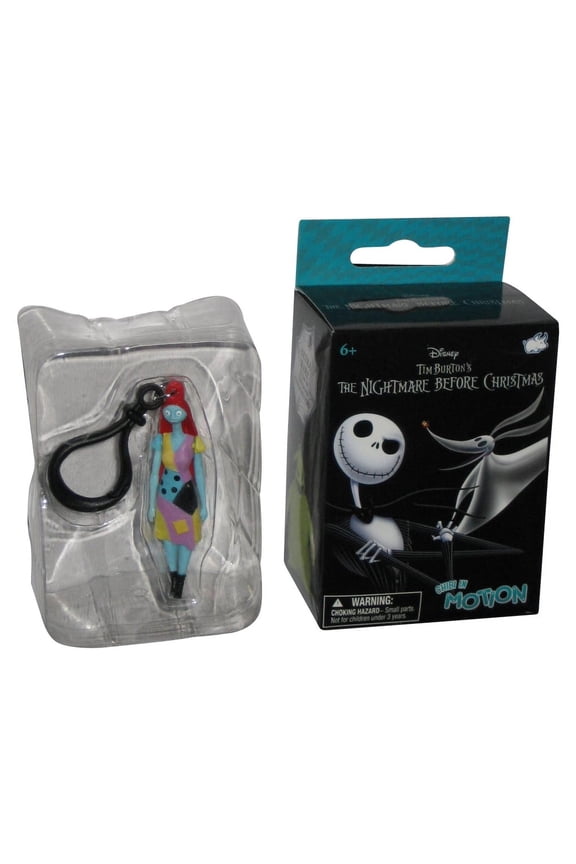Disney Nightmare Before Christmas Chibi In Motion Sally Figure Keychain