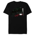 thumbnail image 1 of Disney Nightmare Before Christmas Frightfully Festive Holiday - Short Sleeve Blended T-Shirt for Adults - Customized-Black, 1 of 5