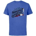thumbnail image 1 of Disney Nightmare Before Christmas Frightfully Festive Holiday - Short Sleeve Cotton T-Shirt for Adults - Customized-Royal Heather, 1 of 5