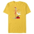 thumbnail image 1 of Disney Nightmare Before Christmas Holiday Jack & Zero - Short Sleeve Blended T-Shirt for Adults - Customized-Yellow, 1 of 5
