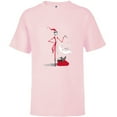 thumbnail image 1 of Disney Nightmare Before Christmas Holiday Jack & Zero - Short Sleeve T-Shirt for Kids - Customized-Soft Pink, 1 of 5