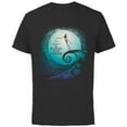 thumbnail image 1 of Disney Nightmare Before Christmas Jack Movie Logo - Short Sleeve Cotton T-Shirt for Adults -Customized-Black, 1 of 5