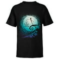 thumbnail image 1 of Disney Nightmare Before Christmas Jack Movie Logo - Short Sleeve T-Shirt for Kids -Customized-Black, 1 of 5