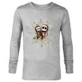 thumbnail image 1 of Disney Nightmare Before Christmas Jack Sally Making a List - Long Sleeve T-Shirt for Men - Customized-Athletic Heather, 1 of 5