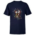 thumbnail image 1 of Disney Nightmare Before Christmas Jack Sally Making a List - Short Sleeve T-Shirt for Kids - Customized-Navy, 1 of 5