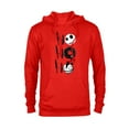 thumbnail image 1 of Disney Nightmare Before Christmas Jack Scary Teddy - Pullover Hoodie for Adults- Customized-Red Heather, 1 of 5