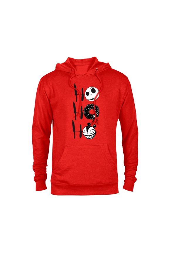 Disney Nightmare Before Christmas Jack Scary Teddy - Pullover Hoodie for Adults- Customized-Red Heather