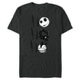 thumbnail image 1 of Disney Nightmare Before Christmas Jack Scary Teddy - Short Sleeve Blended T-Shirt for Adults- Customized-Dark Heather, 1 of 5