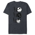 thumbnail image 1 of Disney Nightmare Before Christmas Jack Scary Teddy - Short Sleeve Blended T-Shirt for Adults- Customized-Navy Heather, 1 of 5