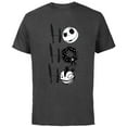 thumbnail image 1 of Disney Nightmare Before Christmas Jack Scary Teddy - Short Sleeve Cotton T-Shirt for Adults- Customized-Charcoal, 1 of 5
