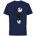 thumbnail image 1 of Disney Nightmare Before Christmas Jack Scary Teddy - Short Sleeve Cotton T-Shirt for Adults- Customized-Navy, 1 of 5