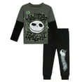 thumbnail image 1 of Disney Nightmare Before Christmas Jack Skellington 2fer T-Shirt and Fleece Jogger Pants Outfit Set Toddler to Big Kid, 1 of 5