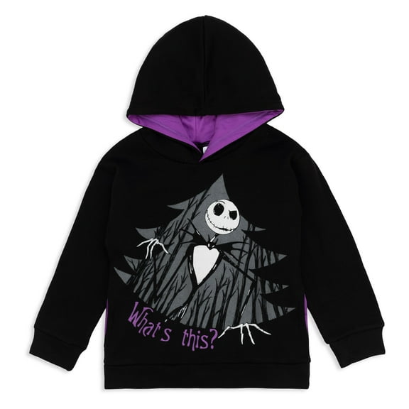 Disney Nightmare Before Christmas Jack Skellington Big Boys Fleece Pullover Hoodie Toddler to Big Kid