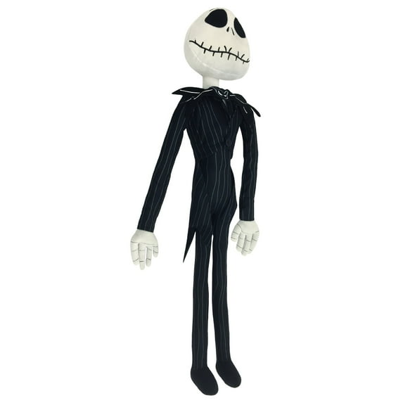 Disney Nightmare Before Christmas Jack Skellington Black & White Pillow Buddy, 100% Microfiber