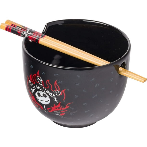 Disney Nightmare Before Christmas Jack Skellington Ceramic Ramen Noodle