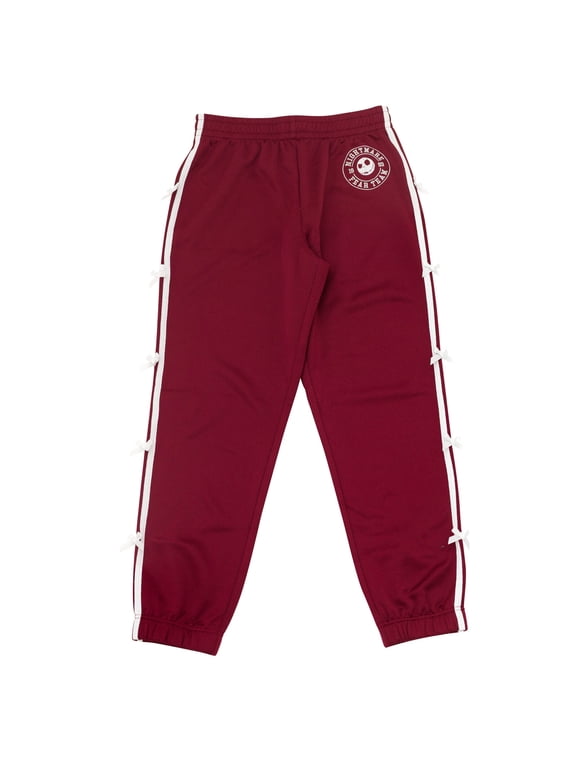Nightmare Before Christmas Women's Athletic Track Pants Cabernet Jack