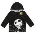 thumbnail image 1 of Disney Nightmare Before Christmas Jack Skellington Little Boys Fleece Half Zip Hoodie Toddler to Big Kid, 1 of 5