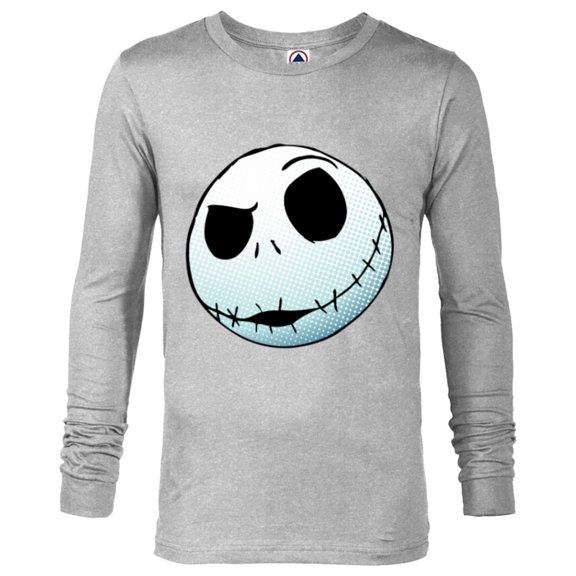 Disney Nightmare Before Christmas Jack Skellington - Long Sleeve T-Shirt for Men -Customized-Athletic Heather