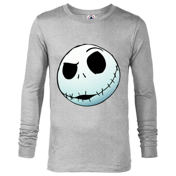 Disney Nightmare Before Christmas Jack Skellington - Long Sleeve T-Shirt for Men -Customized-Athletic Heather