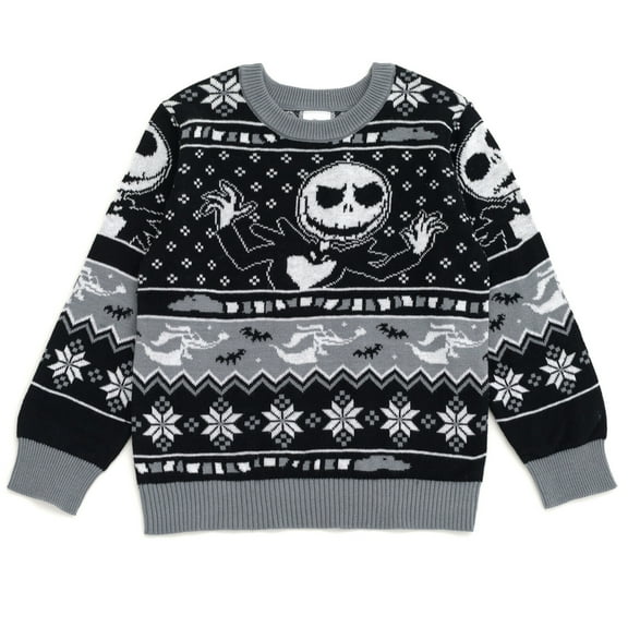 Disney Nightmare Before Christmas Jack Skellington Matching Family Sweater Toddler to Big Kid