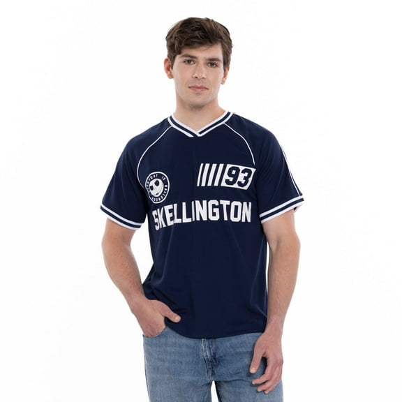 Disney Nightmare Before Christmas Jack Skellington Mesh Soccer Jersey Athletic V-neck T-Shirt Adult