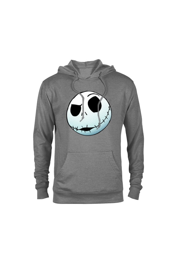 Disney Nightmare Before Christmas Jack Skellington - Pullover Hoodie for Adults -Customized-Graphite Heather