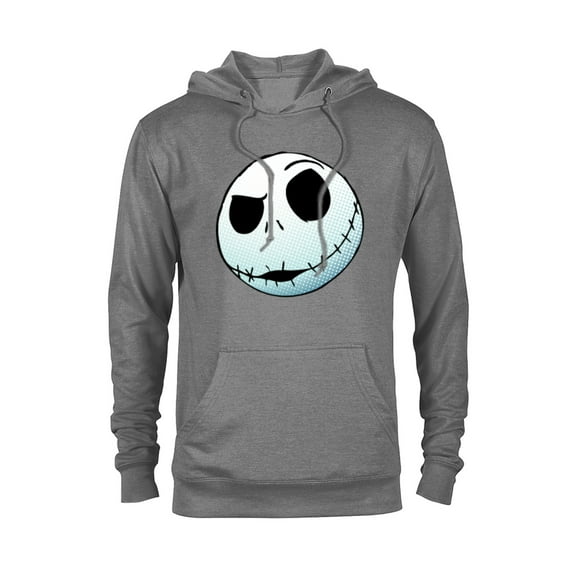 Disney Nightmare Before Christmas Jack Skellington - Pullover Hoodie for Adults -Customized-Graphite Heather