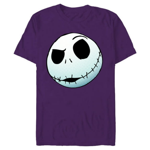 Disney Nightmare Before Christmas Jack Skellington - Short Sleeve Blended T-Shirt for Adults -Customized-Berry Snow Heather
