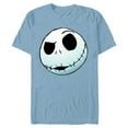 thumbnail image 1 of Disney Nightmare Before Christmas Jack Skellington - Short Sleeve Blended T-Shirt for Adults -Customized-Celadon Snow Heather, 1 of 5