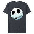 thumbnail image 1 of Disney Nightmare Before Christmas Jack Skellington - Short Sleeve Blended T-Shirt for Adults -Customized-Denim Snow Heather, 1 of 5