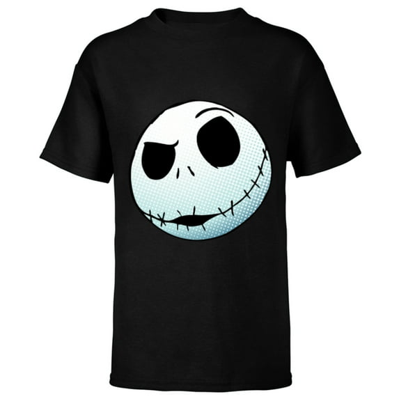 Disney Nightmare Before Christmas Jack Skellington - Short Sleeve T-Shirt for Kids -Customized-Black
