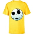thumbnail image 1 of Disney Nightmare Before Christmas Jack Skellington - Short Sleeve T-Shirt for Kids -Customized-Yellow, 1 of 5