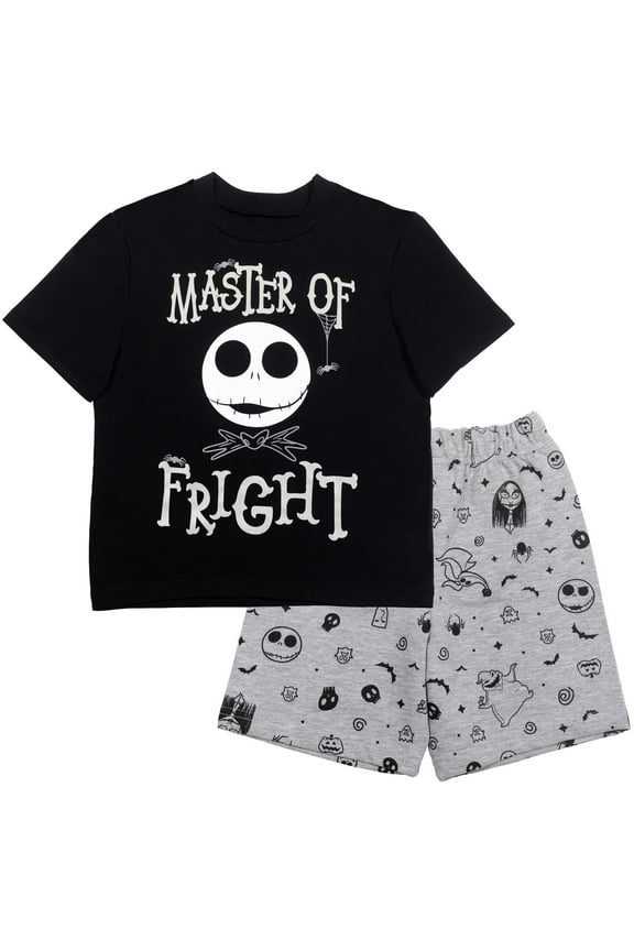 Nightmare Before Christmas Jack Skellington T-Shirt and Shorts Outfit Set Infant to Big Kid
