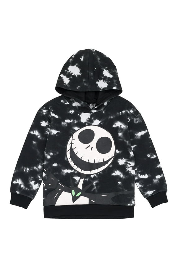 Nightmare Before Christmas Jack Skellington Toddler Boys Fleece Pullover Hoodie Toddler to Big Kid