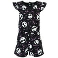 thumbnail image 1 of Disney Nightmare Before Christmas Jack Skellington Toddler Girls French Terry Romper Toddler to Big Kid, 1 of 5