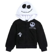Disney Nightmare Before Christmas Jack Skellington Zero Cozy Sherpa Cosplay Hoodie Newborn to Big Kid