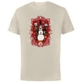 thumbnail image 1 of Disney Nightmare Before Christmas Jack Snowman Nutcracker - Short Sleeve Cotton T-Shirt for Adults - Customized-Natural, 1 of 5