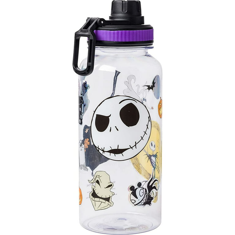 Nightmare Before Christmas 32 Ounce Twist Spout Plastic Water Bottle