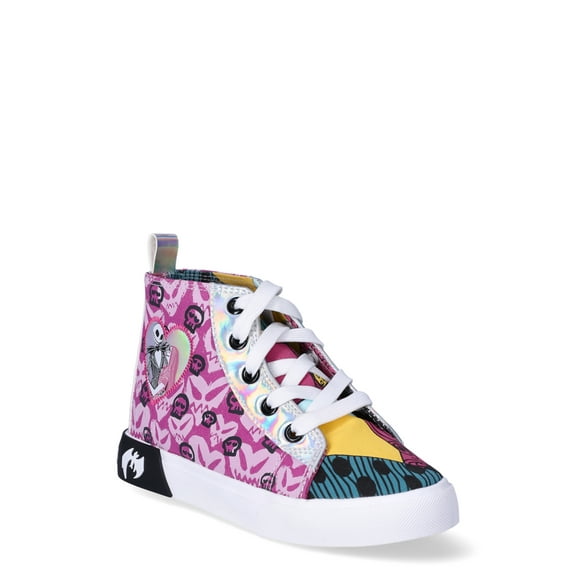 Disney Nightmare Before Christmas Little Girl & Big Girl High Top Sneakers
