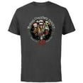 thumbnail image 1 of Disney Nightmare Before Christmas Making Christmas FRIGHT - Short Sleeve Cotton T-Shirt for Adults - Customized-Charcoal, 1 of 5
