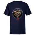 thumbnail image 1 of Disney Nightmare Before Christmas Making Christmas FRIGHT - Short Sleeve T-Shirt for Kids - Customized-Navy, 1 of 5