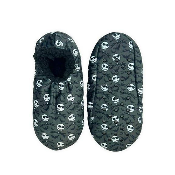 Disney Nightmare Before Christmas Men's Fuzzy Babba Slipper Socks, 1-Pack, Sizes M/L & L/XL