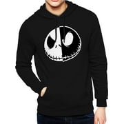 THE NIGHTMARE BEFORE CHRISTMAS Disney Nightmare Before Christmas Men's and Big Men's Jack Pullover Fleece Hoodie Sweatshirt, Sizes S-3XL