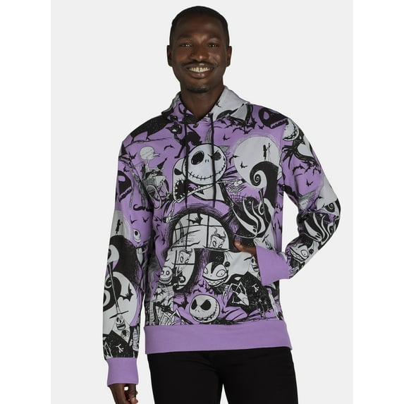 Disney Nightmare Before Christmas Men's and Men's Big & Tall Graphic Hoodie, Sizes S-3XL
