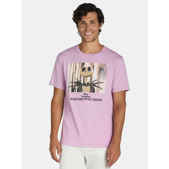 Disney Nightmare Before Christmas Men's and Men's Big & Tall Web Jack Box Graphic Tee, Sizes S-3XL