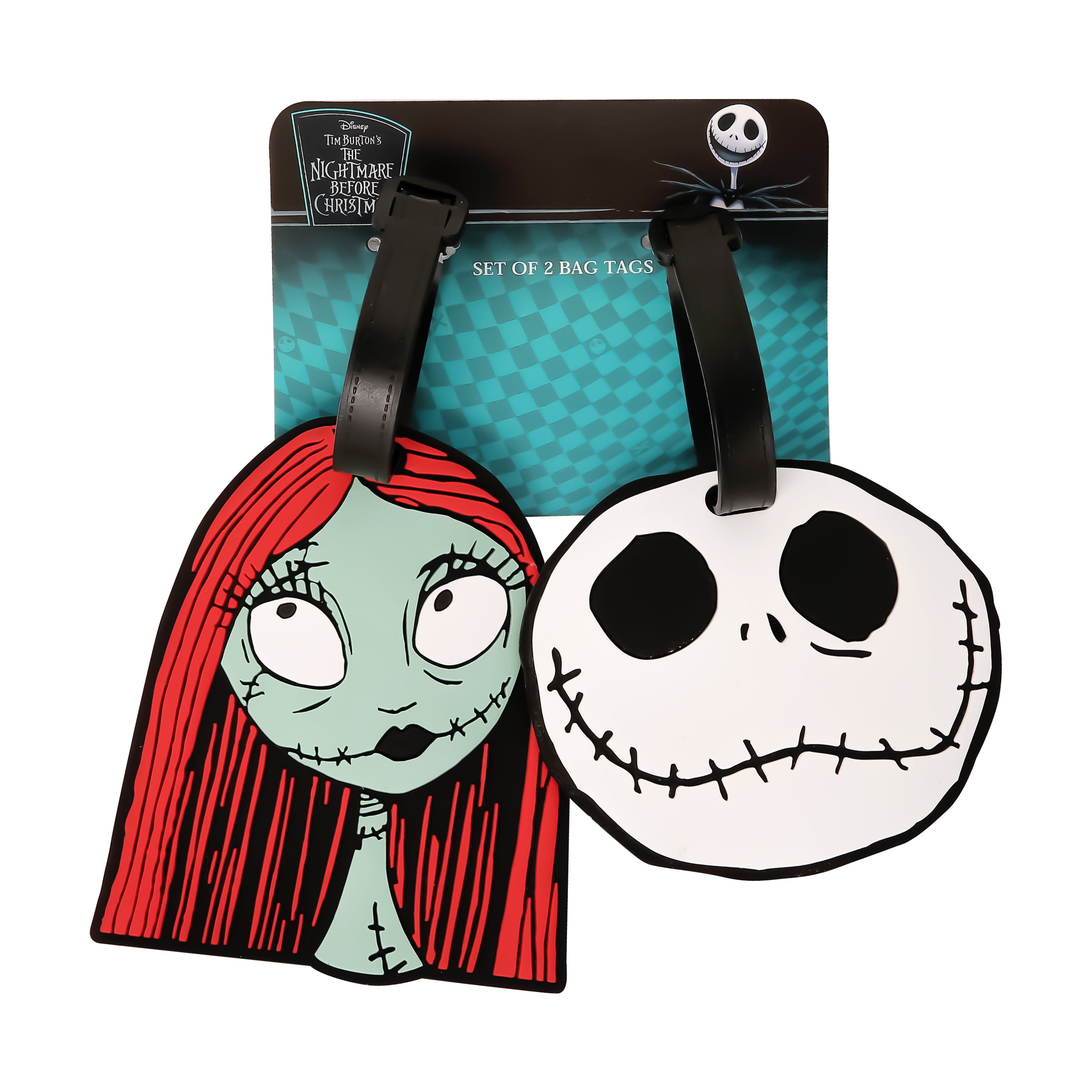 Disney Nightmare Before Christmas Rubber Luggage Tags, Set of 2 ...