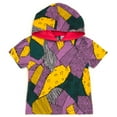 thumbnail image 1 of Disney Nightmare Before Christmas Toddler Girls' Cosplay Short Sleeve Hooded T-Shirt Sally Patchwork Multi, 1 of 3