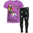 thumbnail image 1 of Disney Nightmare Before Christmas Sally Toddler Girls Fleece T-Shirt and Leggings Outfit Set Toddler to Big Kid, 1 of 5