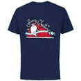thumbnail image 1 of Disney Nightmare Before Christmas Sandy Claws - Short Sleeve Cotton T-Shirt for Adults - Customized-Navy, 1 of 5